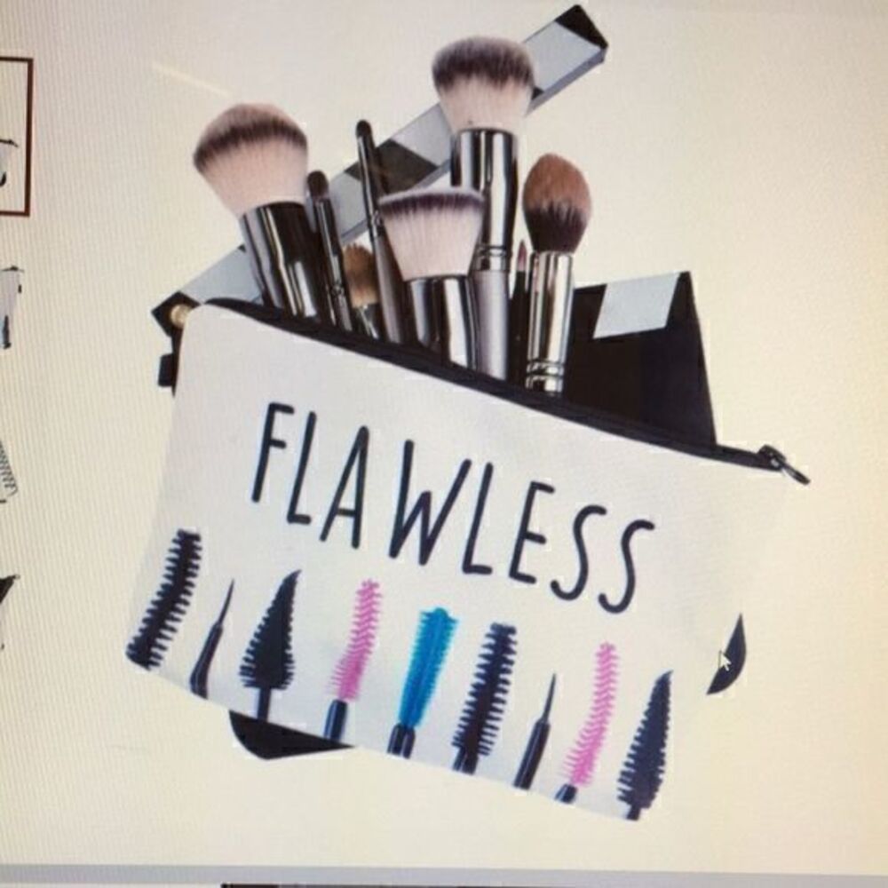 Flawless Makeup Cosmetic Zipper Pouch Case